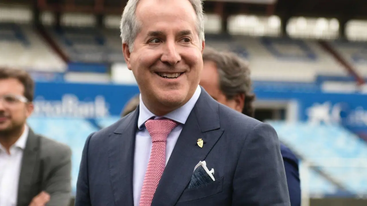 Jorge Mas, en La Romareda. | Foto: RZ