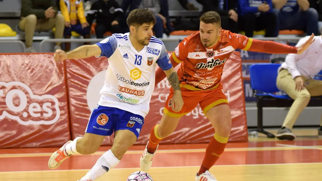 &Aacute;ngel Claudino, en el partido en Cartagena | Foto: Jimbee Cartagena