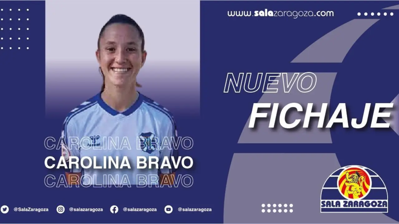Cartel dise&ntilde;ado por el club para Carolina Bravo