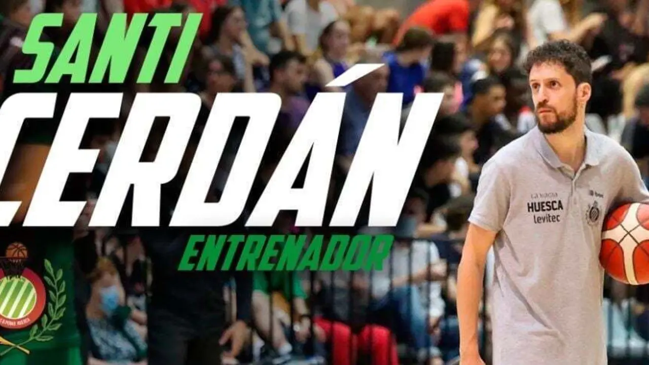 Cartel dise&ntilde;ado por el CB Pe&ntilde;as sobre Santi Cerd&aacute;n
