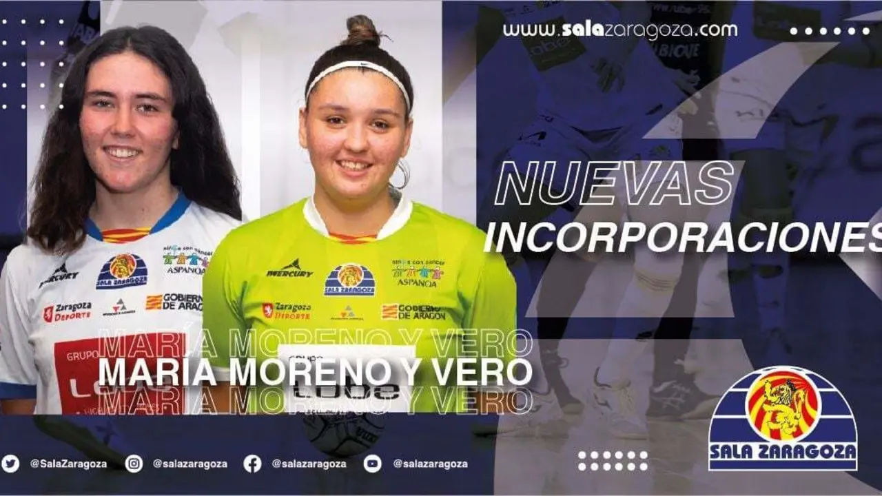 Cartel del Sala Zaragoza con Mar&iacute;a Moreno y Vero