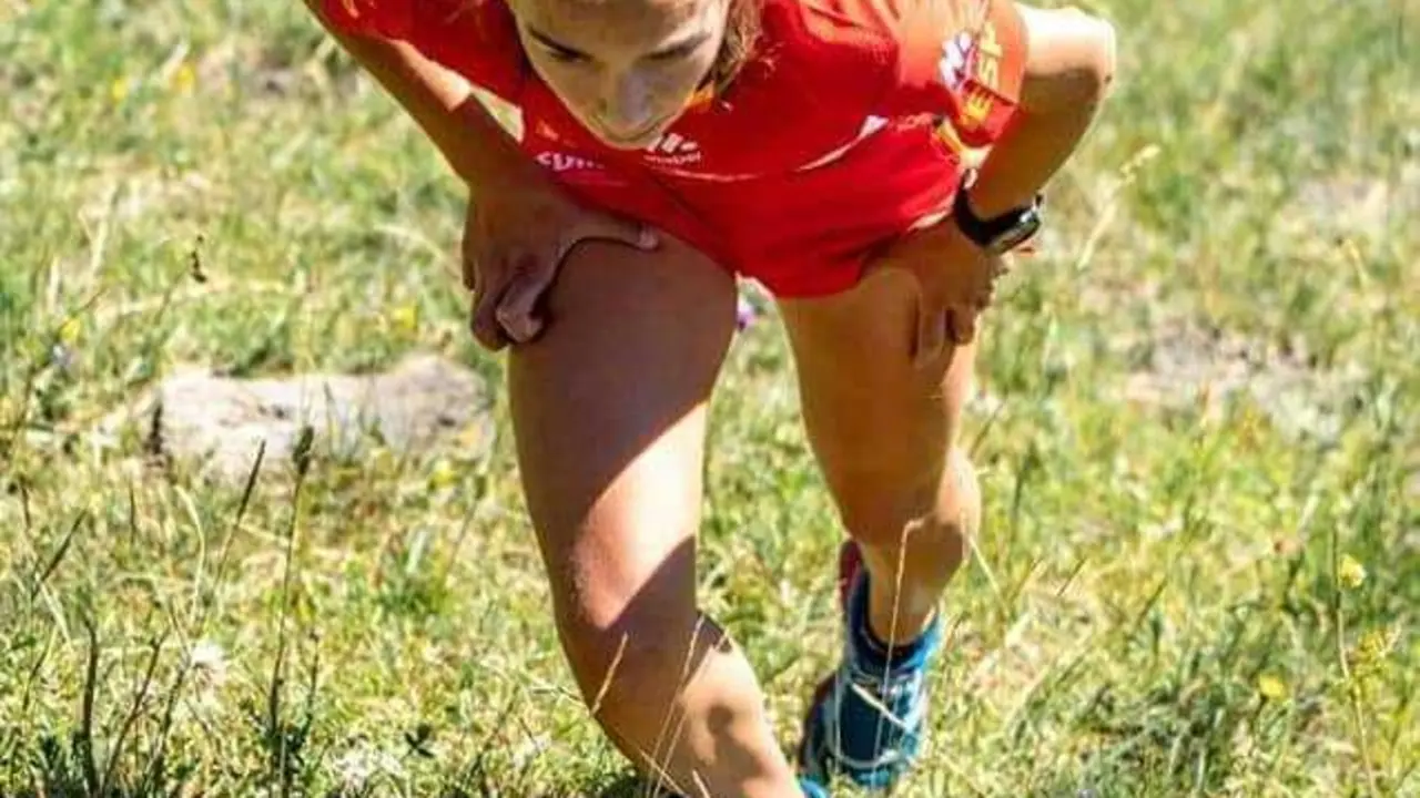 Carrodilla Cabestre, en pleno esfuerzo durante el Mundial Juvenil. Foto: Fedme
