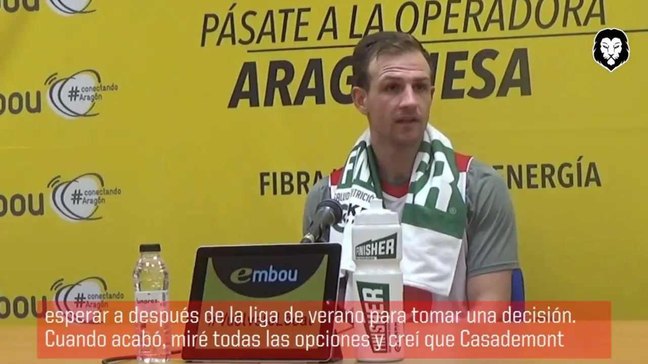 Frankie Ferrari se marca disputar los Play Off y la Copa del Rey | Fotograma de Casademont Zaragoza