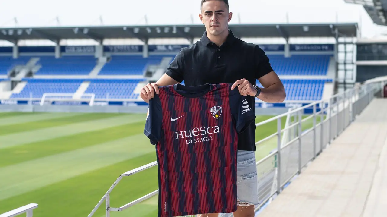 Rub&eacute;n Pulido, en la imagen, ya conoce cu&aacute;l va a ser su casa. Foto: SD Huesca