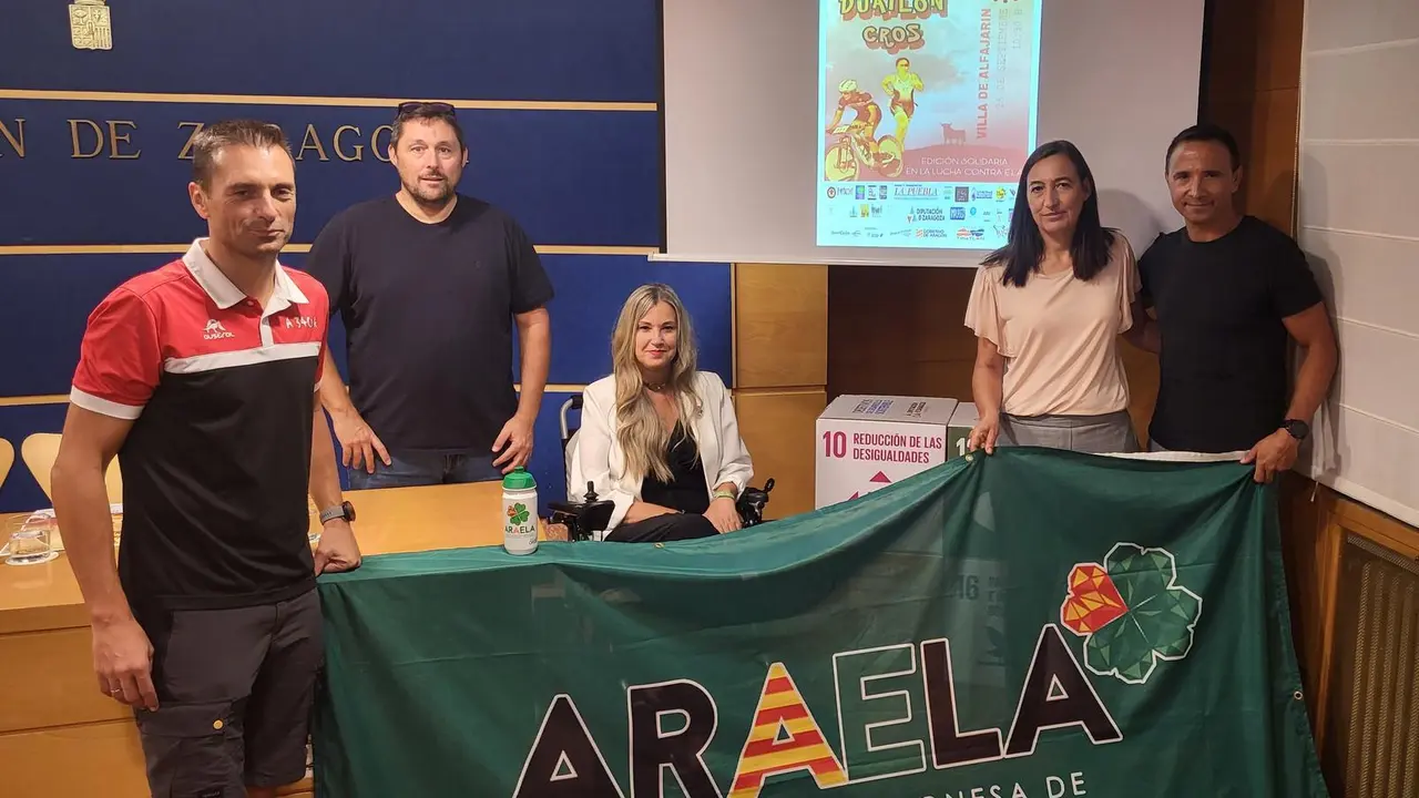 Presentaci&oacute;n del duatl&oacute;n cross que se va a celebrar a finales de mes en Alfajar&iacute;n. Foto: Cedida