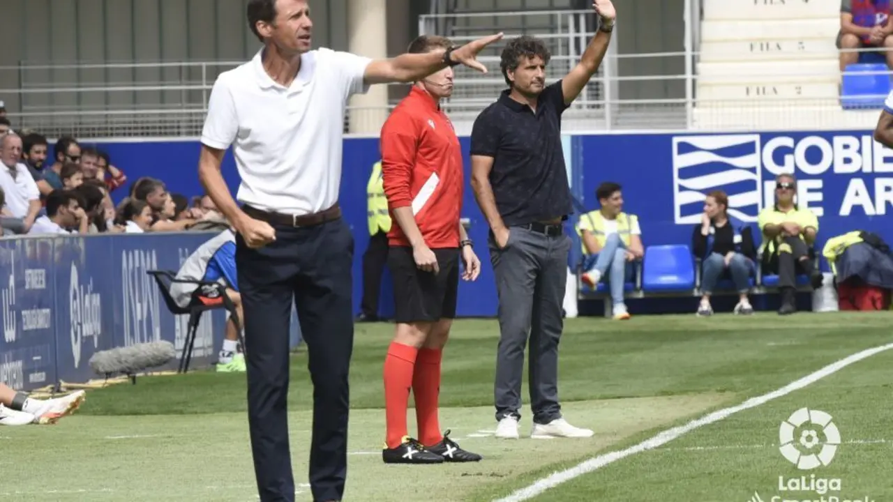 Ziganda dando indicaciones durante un partido | Foto: LaLiga