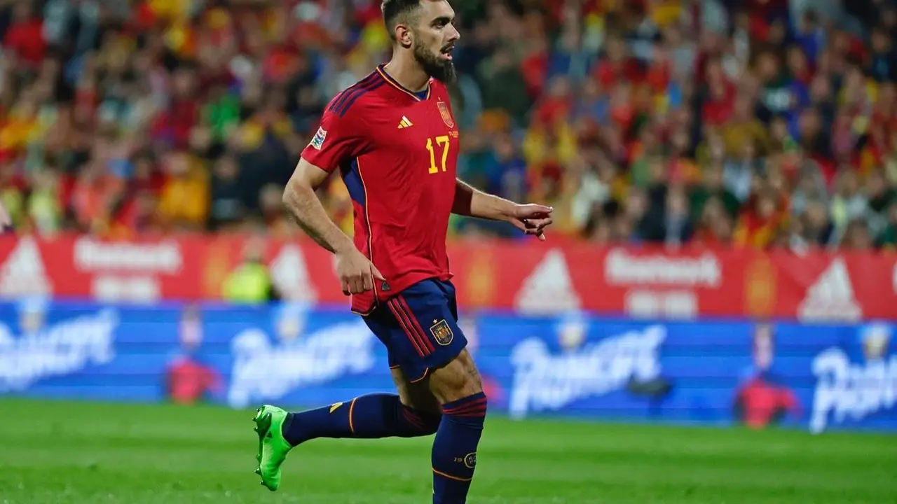 Borja Iglesias cumpli&oacute; un sue&ntilde;o en La Romareda | Foto: RFEF