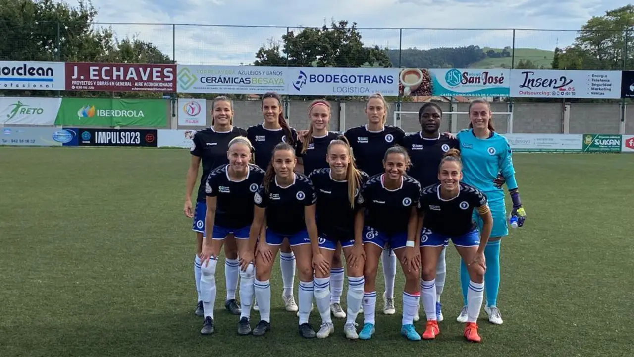 Alineaci&oacute;n del equipo este domingo | Foto: Zaragoza CFF