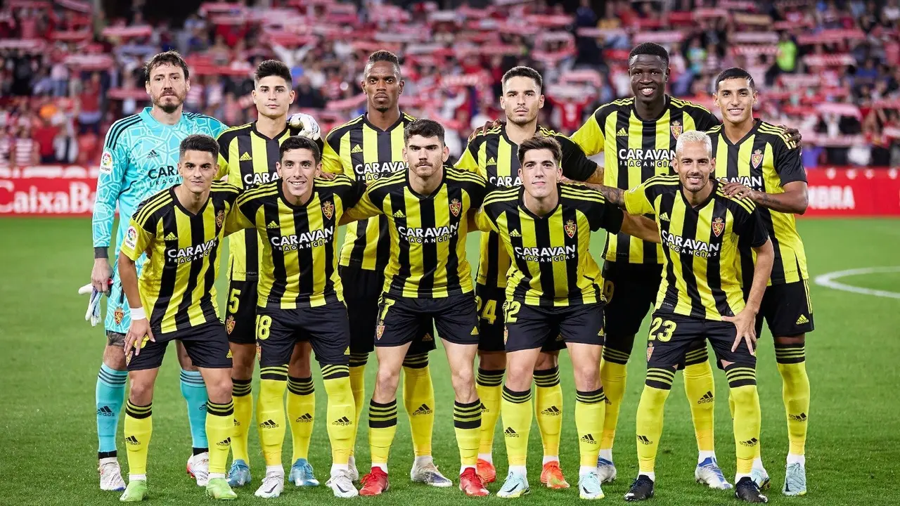 El once del Real Zaragoza en una nueva derrota | Foto: RZ