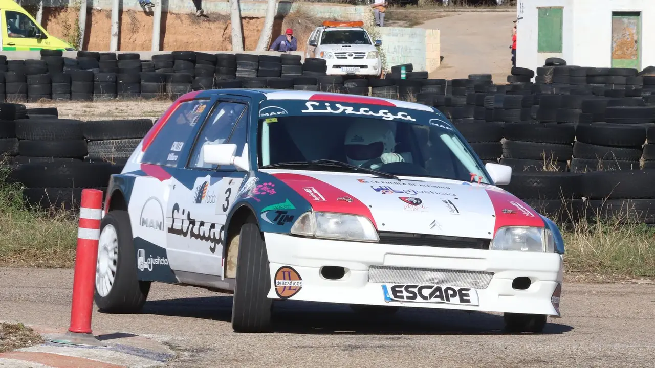 Fernando Villaro pilotando con buenas manos sobre el trazado de Andorra. Foto: Cedida