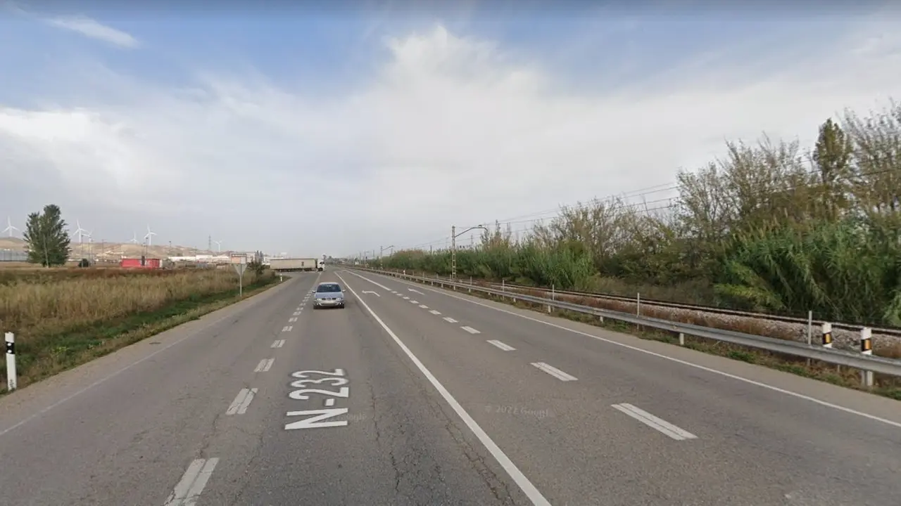 Imagen de Google Maps de la N-232