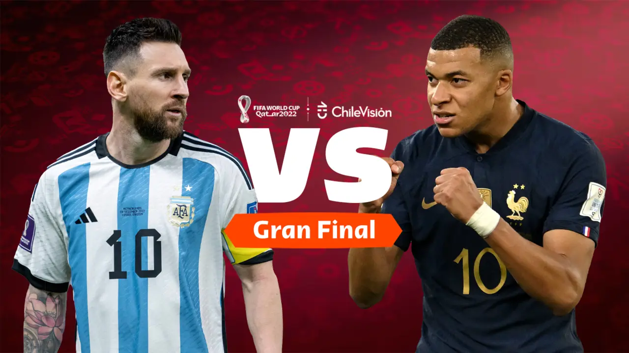 Argentina frente a Francia, la mejor final de todas las finales | Foto: Chilevisi&oacute;n