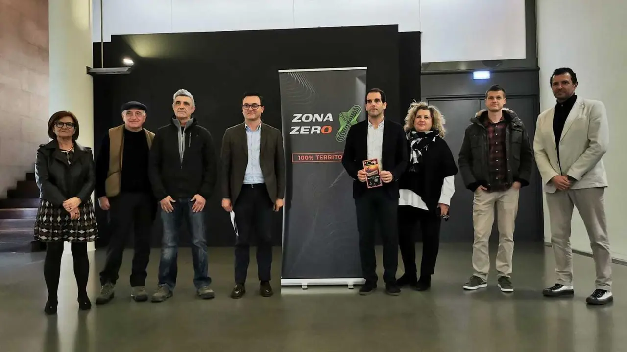 La presentaci&oacute;n del nuevo territorio enduro, adscrito a Zona Zero Pirineos ha sido presentado en la DPH. Foto: Cedida