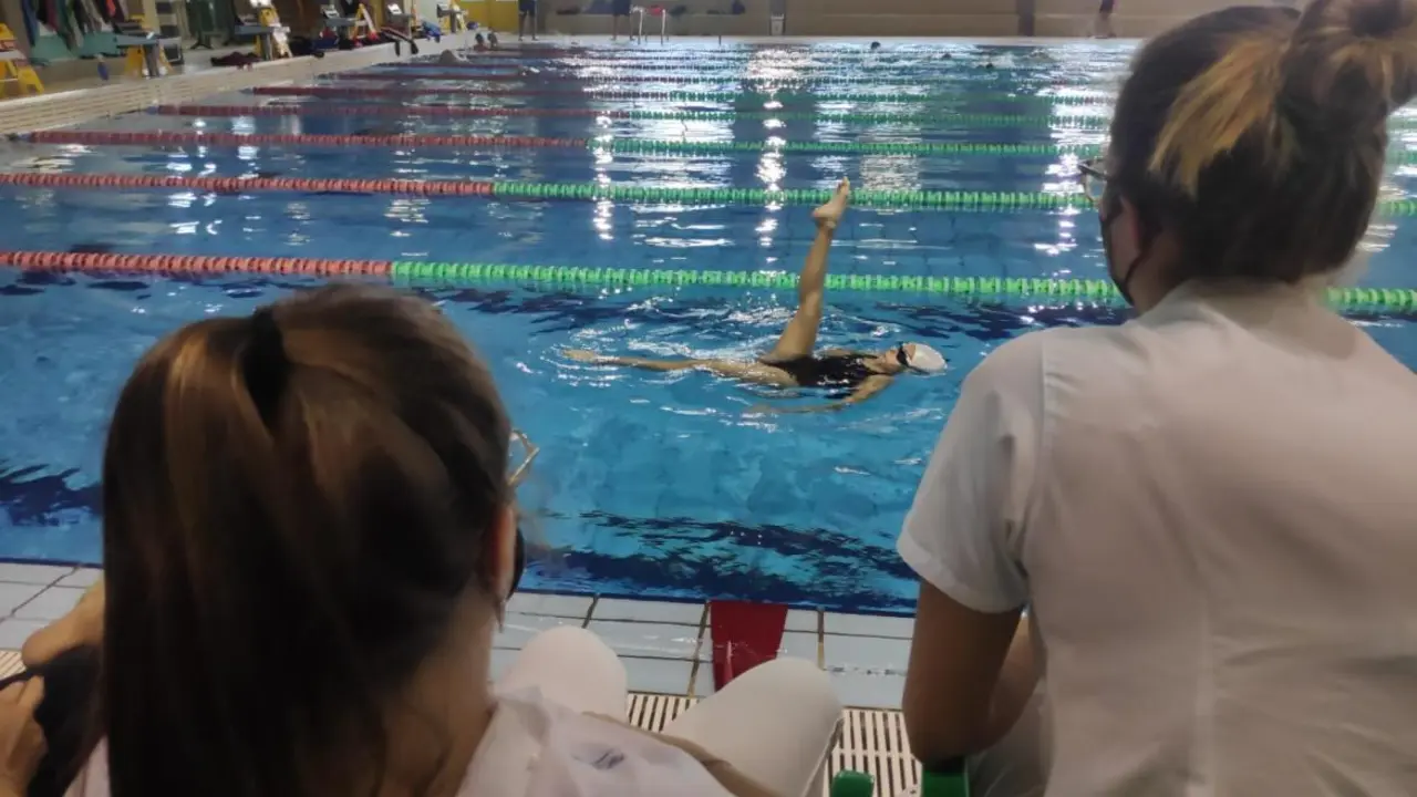 Nataci&oacute;n art&iacute;stica en el Stadium Casablanca. Foto: Cedida