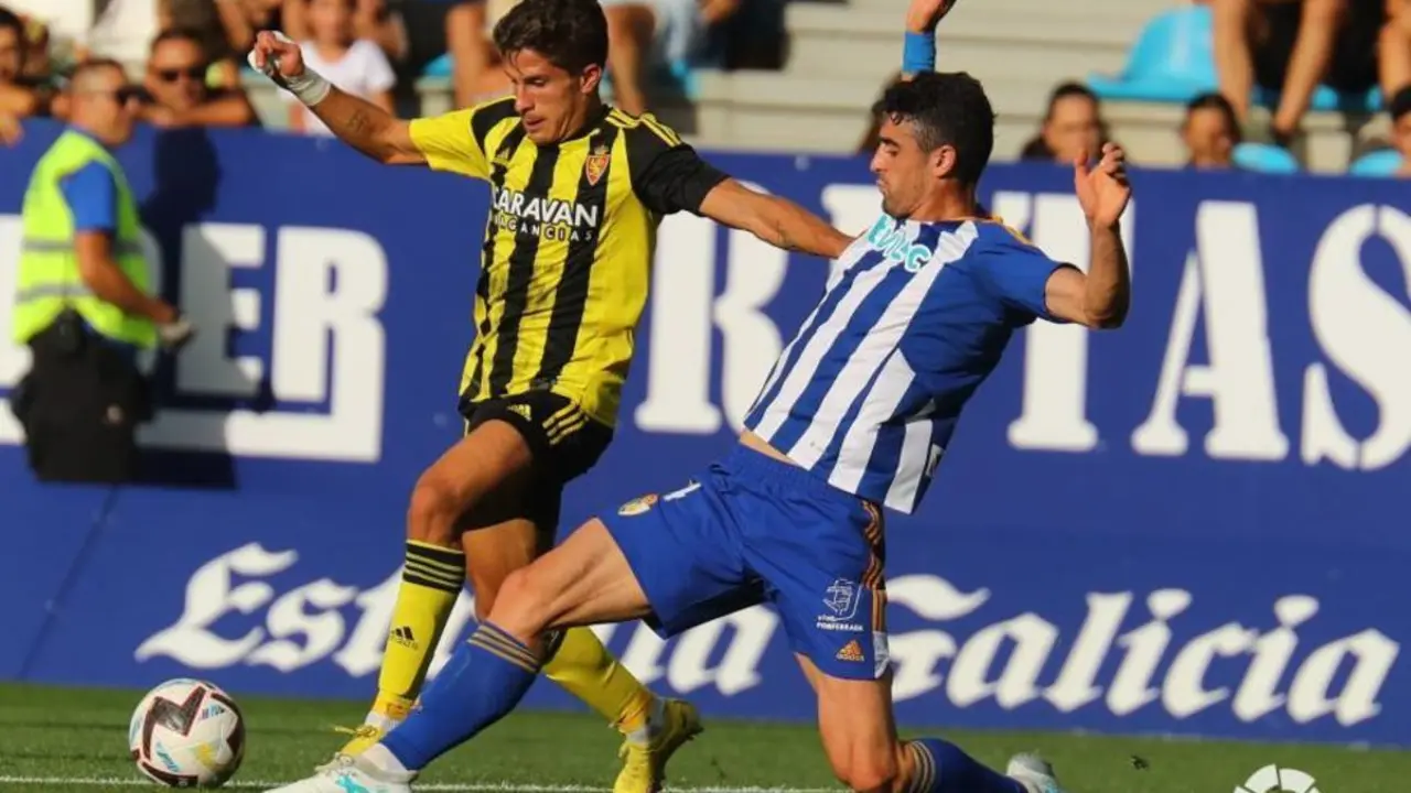 Foto: Giuliano Simeone en su estreno goleador en Ponferrada | Foto: La Liga