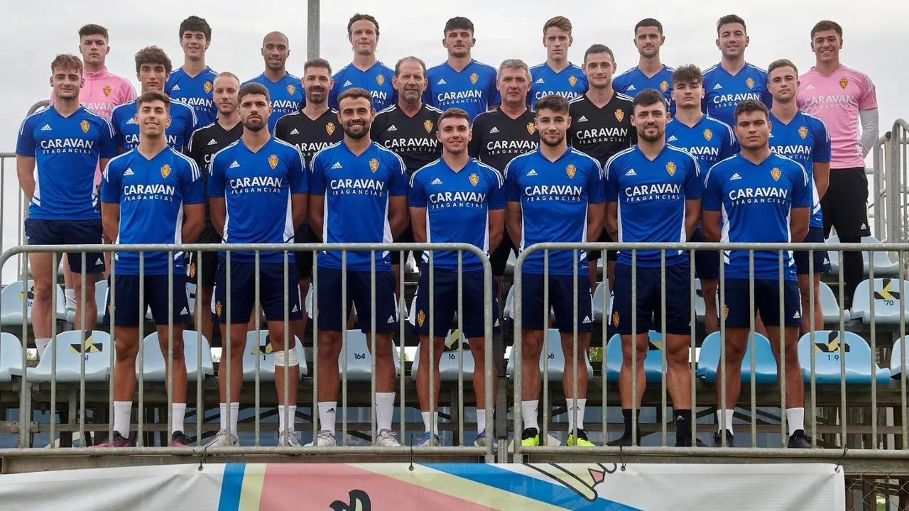 Fotograf&iacute;a oficial de la plantilla del Deportivo Arag&oacute;n | Foto: Tino Gil/Real Zaragoza