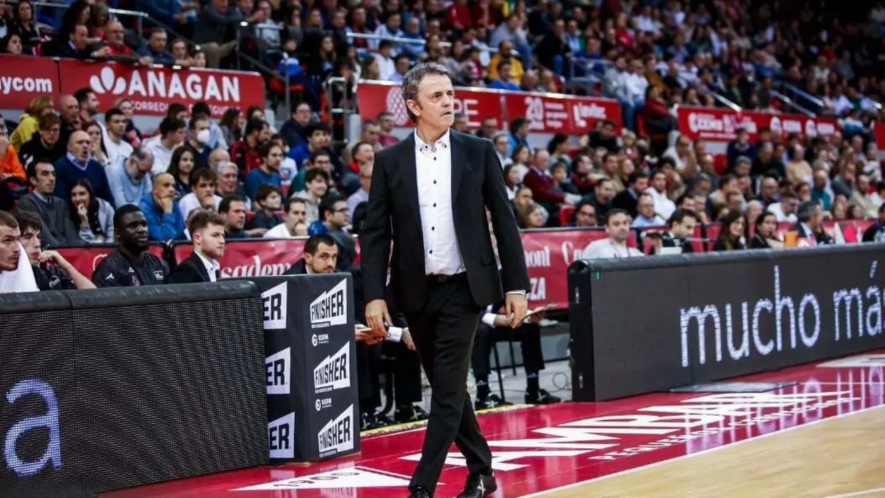 Porfirio Fisac, el s&aacute;bado pasado en el duelo ante Tenerife | Foto: Esther Casas / Casademont Zaragoza