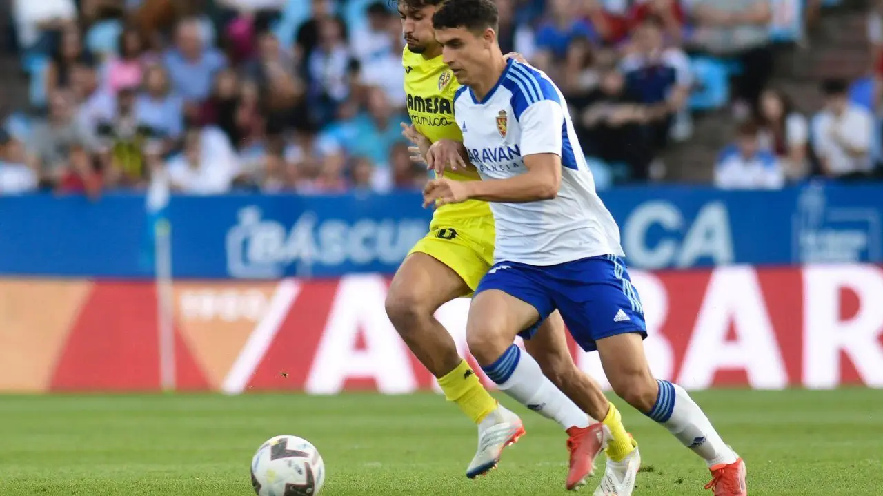 Marcos Luna es una de las alternativas del Real Zaragoza para el duelo ante La Ponferradina | Foto: Twitter Marcos Luna / Real Zaragoza | Tino Gil
