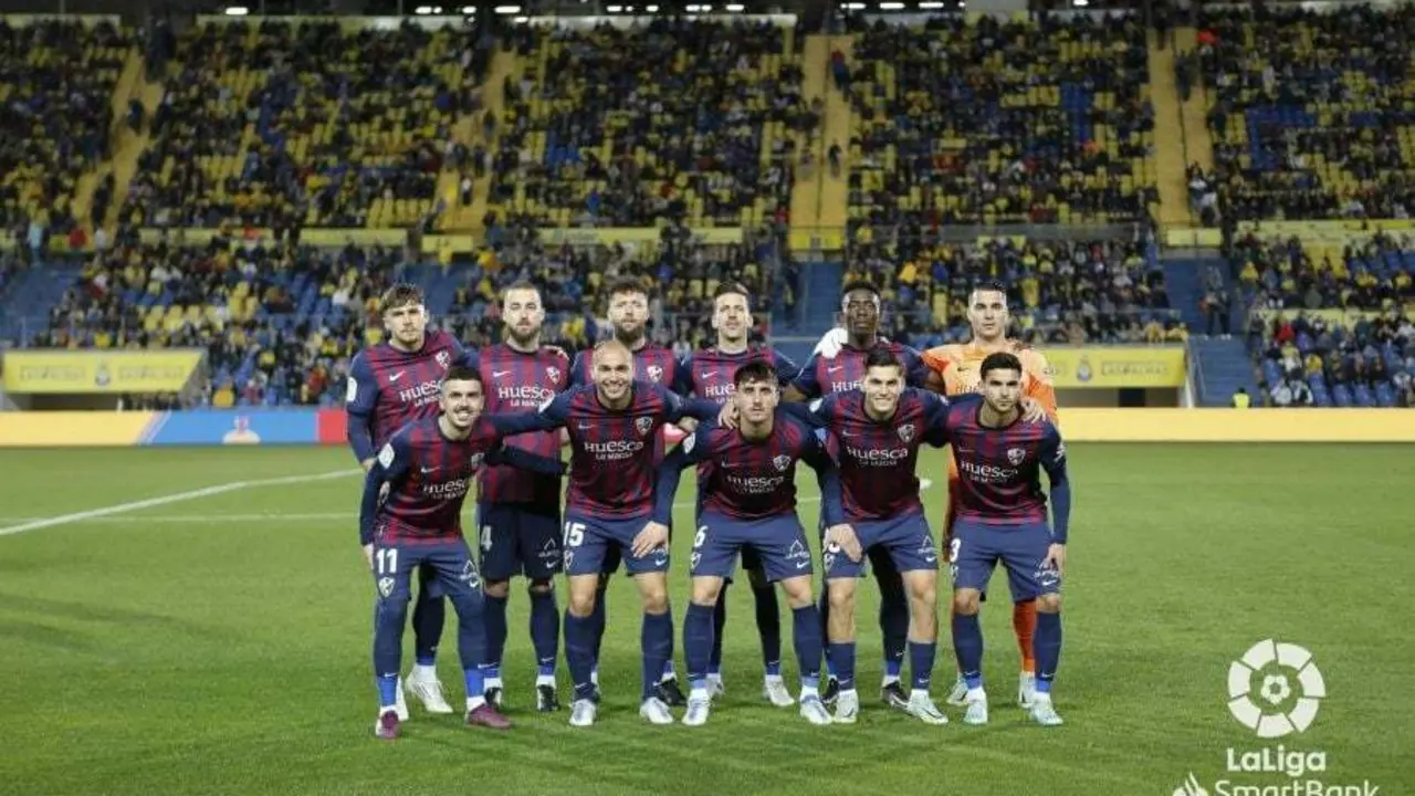 Once inicial de la SD Huesca contra Las Palmas. Foto: LaLiga