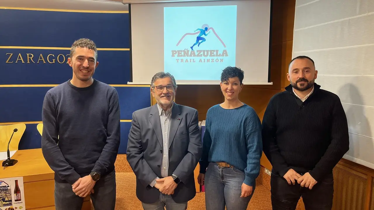 Presentaci&oacute;n de la carrera de Ainz&oacute;n que se celebrar&aacute; el 12 de marzo sobre dos recorridos. Foto: DPZ