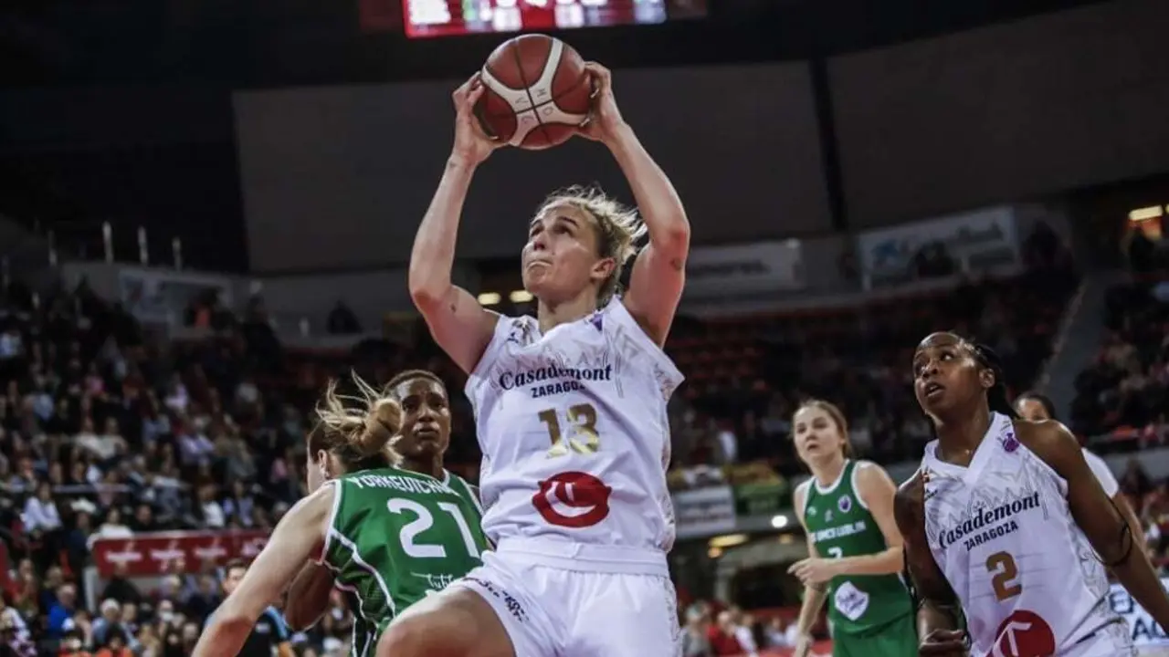 Leo Fiebich, en un partido de Eurocup | Foto: FIBA
