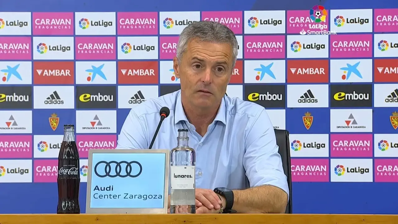 Fran Escrib&aacute; en rueda de prensa | Foto: LaLiga 