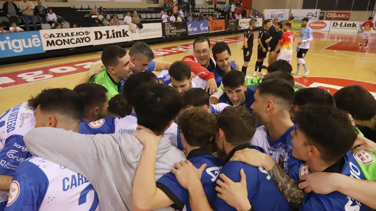 El Sala 10 celebra la victoria ante El Ejido/ Fot&oacute;grafo: Jorge Vicioso
