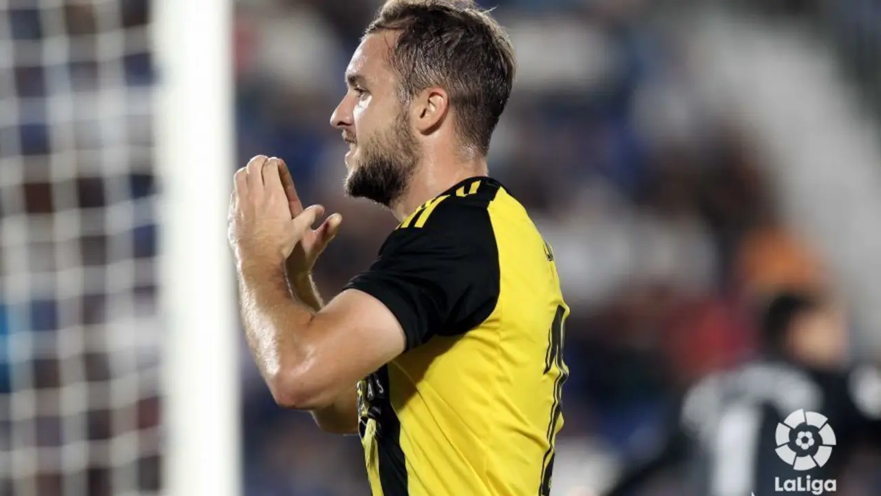 Vada celebrando su gol frente al Tenerife | Foto: LaLiga
