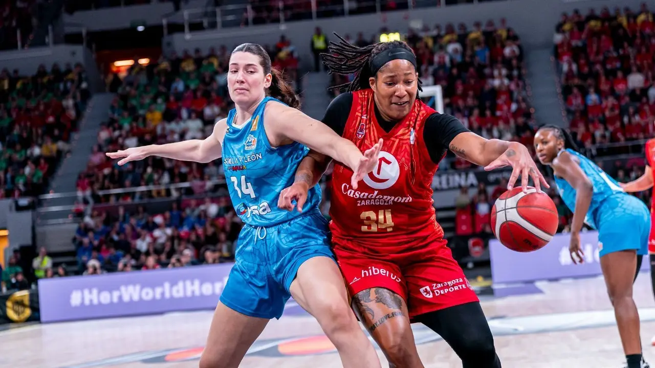 Markeisha Gatling mantuvo al equipo en los peores momentos en el segundo cuarto | Foto: FEB