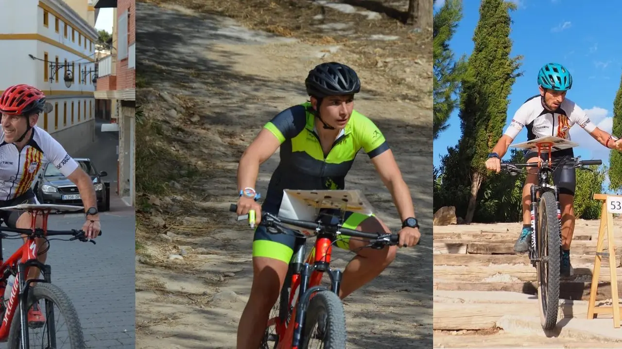 Miren Arina, David Toll y Jorge Garc&iacute;a estar&aacute;n en el Europeo de MTBO. Foto: Cedida