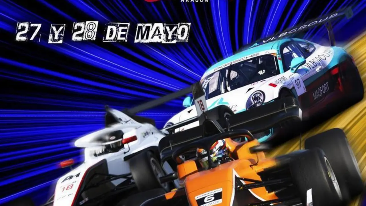 Cartel con el que se anuncia la competici&oacute;n de finales de mayo sobre el asfalto de MotorLand. Foto: MotorLand