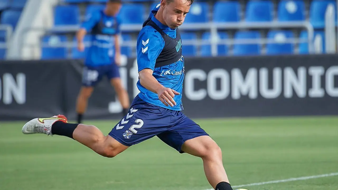 Pablo Larrea con el Tenerife