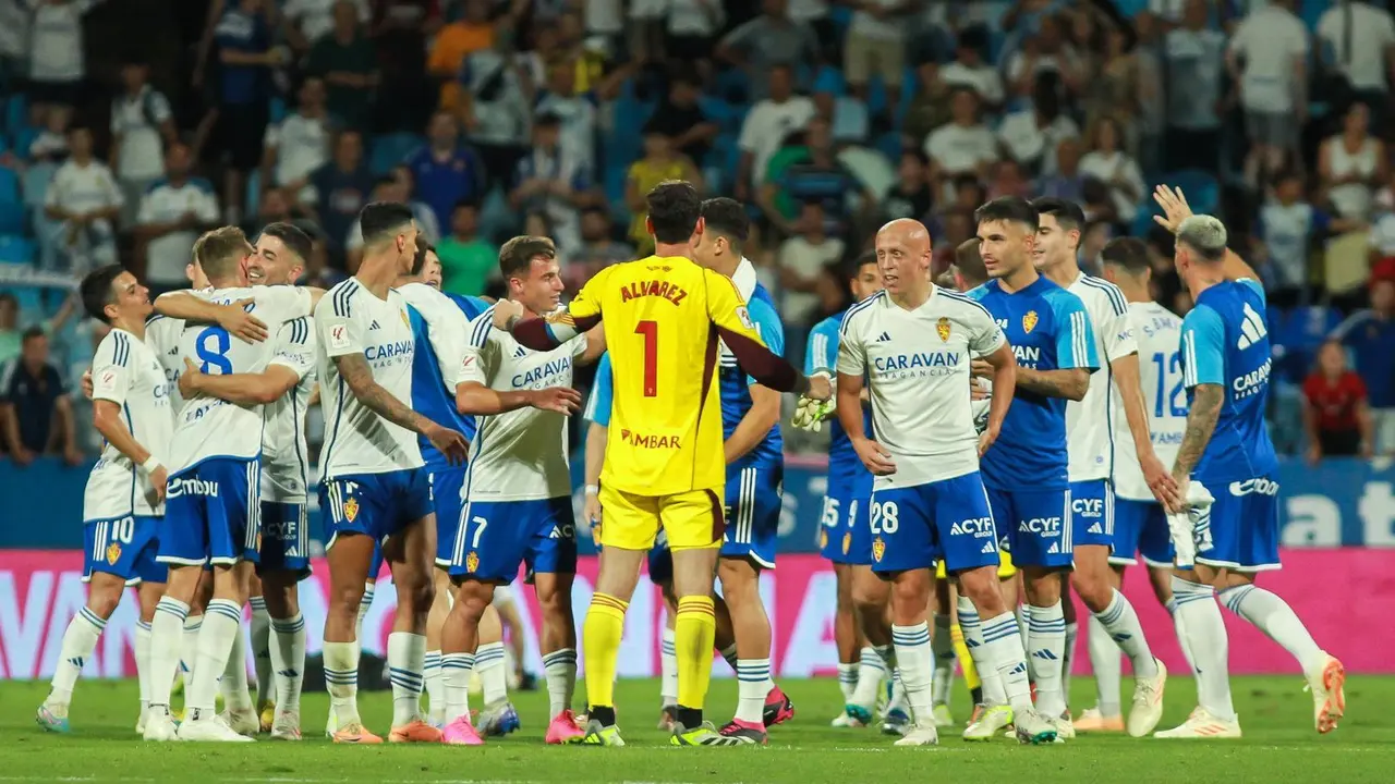 El Real Zaragoza ha dejado una gran imagen en sus dos primeros partidos | Foto: Tino Gil / RZ