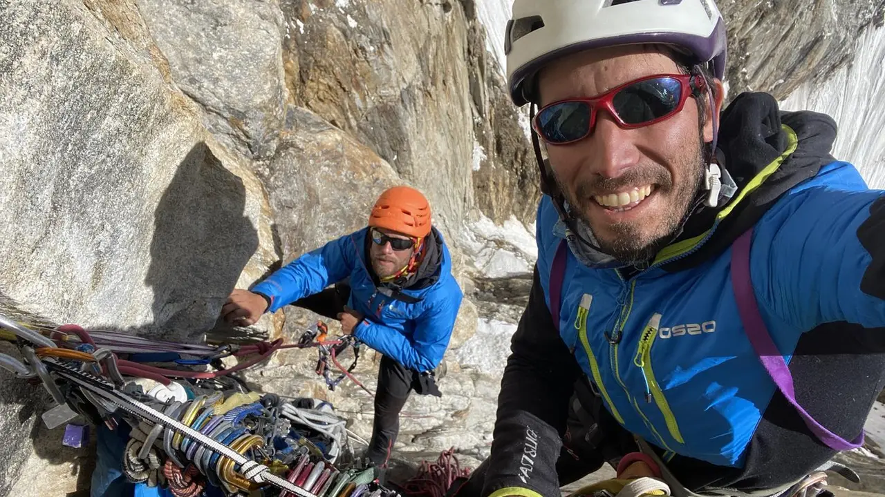Subirana y Miquel Mas en 'Atracci&oacute; instintiva', en el Karak&oacute;rum. Foto: Cedida