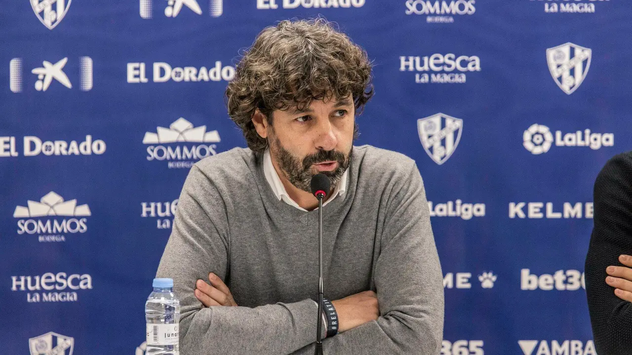 Emilio Vega, director deportivo del Huesca del  2017 al 2019