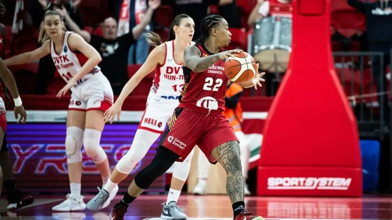 Tanaya Atkinson, en el choque de Euroliga en Hungr&iacute;a | Foto: FIBA