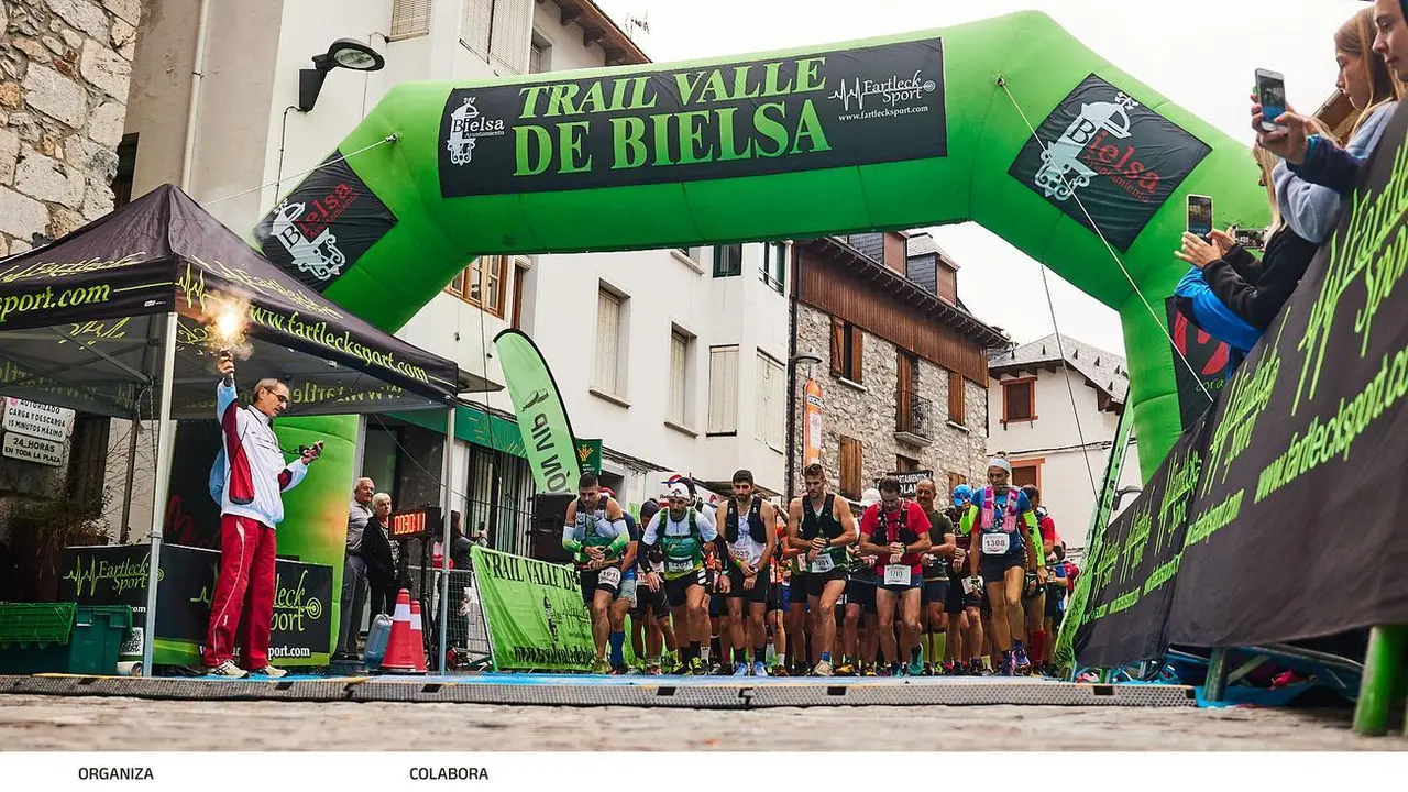 Salida de una de las pruebas organizadas el pasado fin de semana dentro del programa del trail de Bielsa. Foto: Fartleck Sport