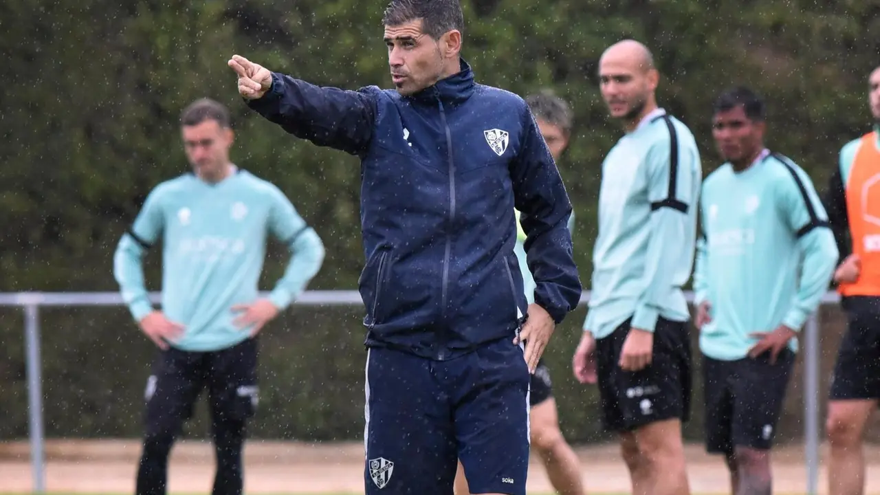 Antonio Hidalgo en un entrenamiento