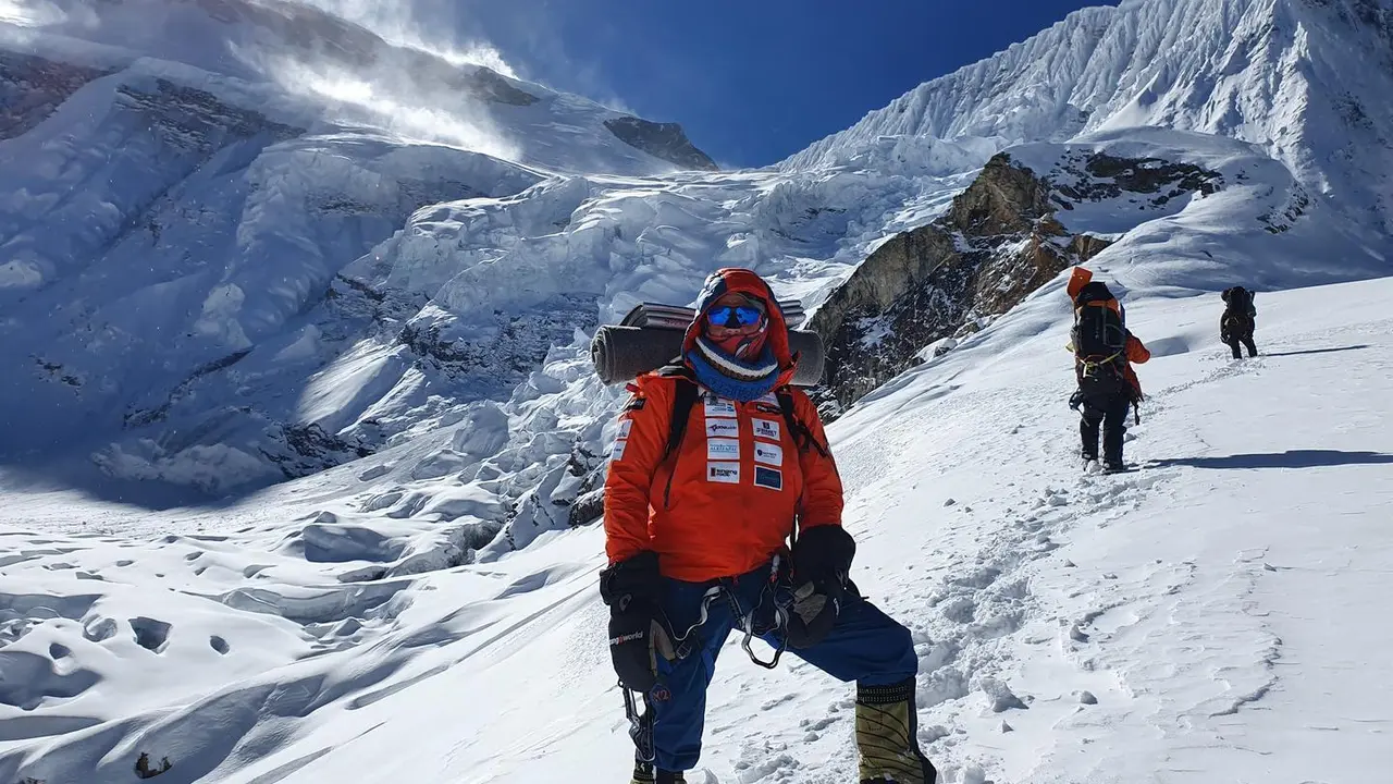 Tkikon parte a finales de mes al Annapurna y, en la imagen, en el Manaslu, protagonista de su &uacute;ltimo libro. Foto: Cedida