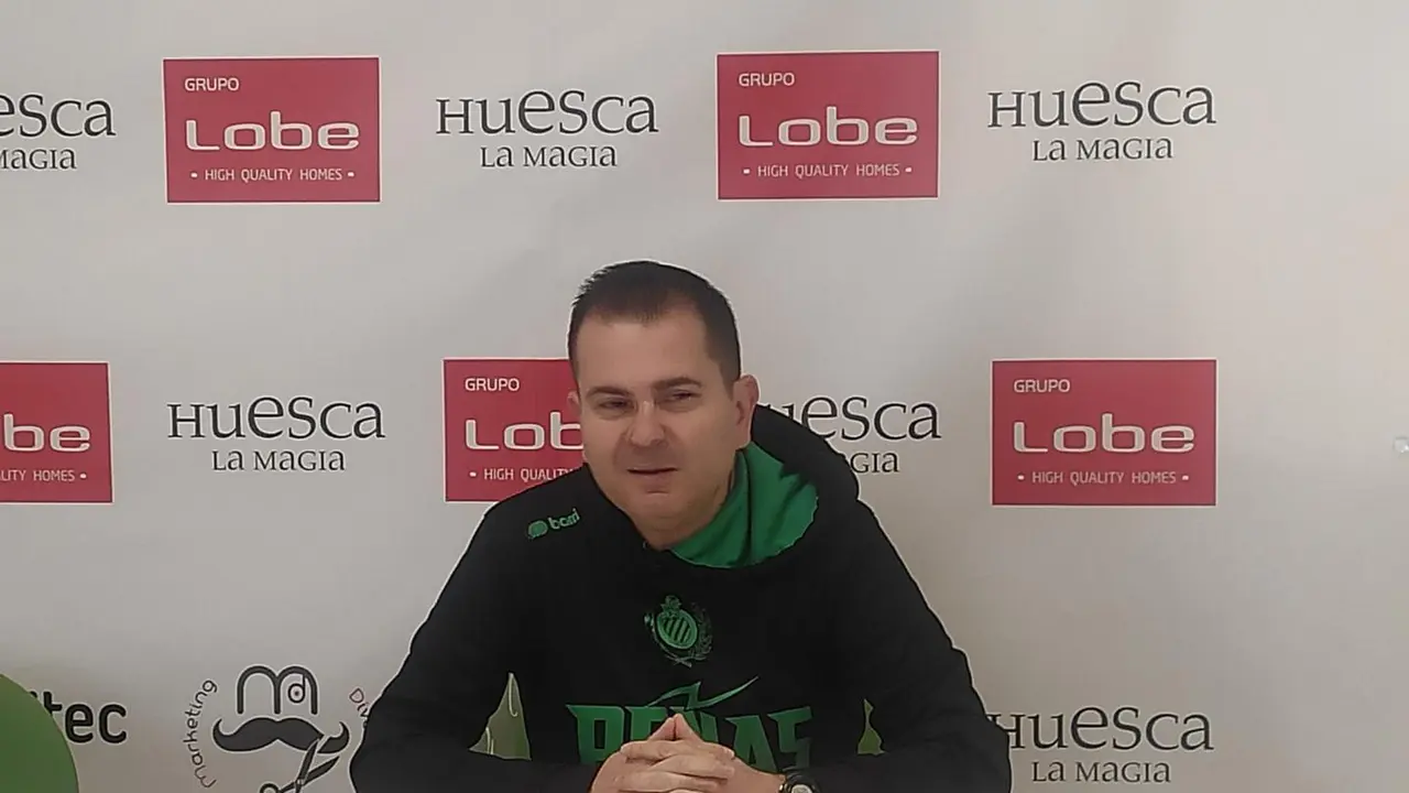 Rafa Sanz, en una rueda de prensa. Foto: Sportaragon