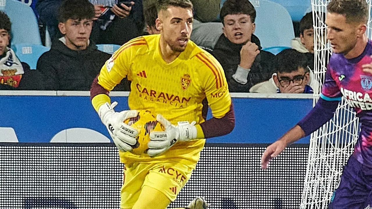 Dani Rebollo, en la victoria ante el CD Legan&eacute;s | Foto: Tino Gil