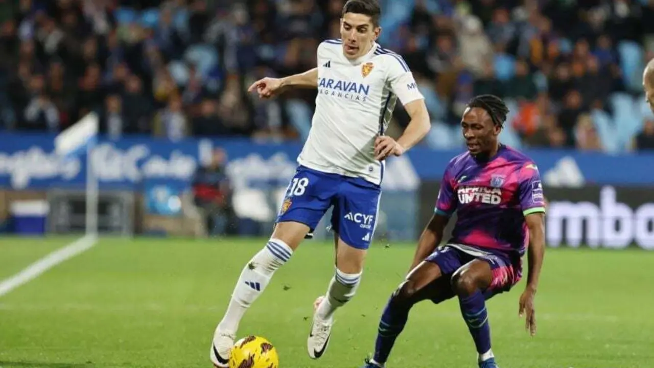 Fran G&aacute;mez en La Romareda | Foto: La Liga