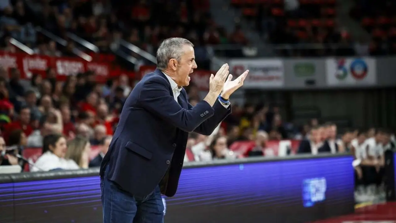 Porfirio Fisac, en el partido ante el Nymburk | Foto: FIBA