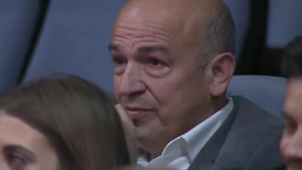 Rafa Torres, presidente del Barbastro durante el sorteo de la Copa del Rey. Foto: Cedida