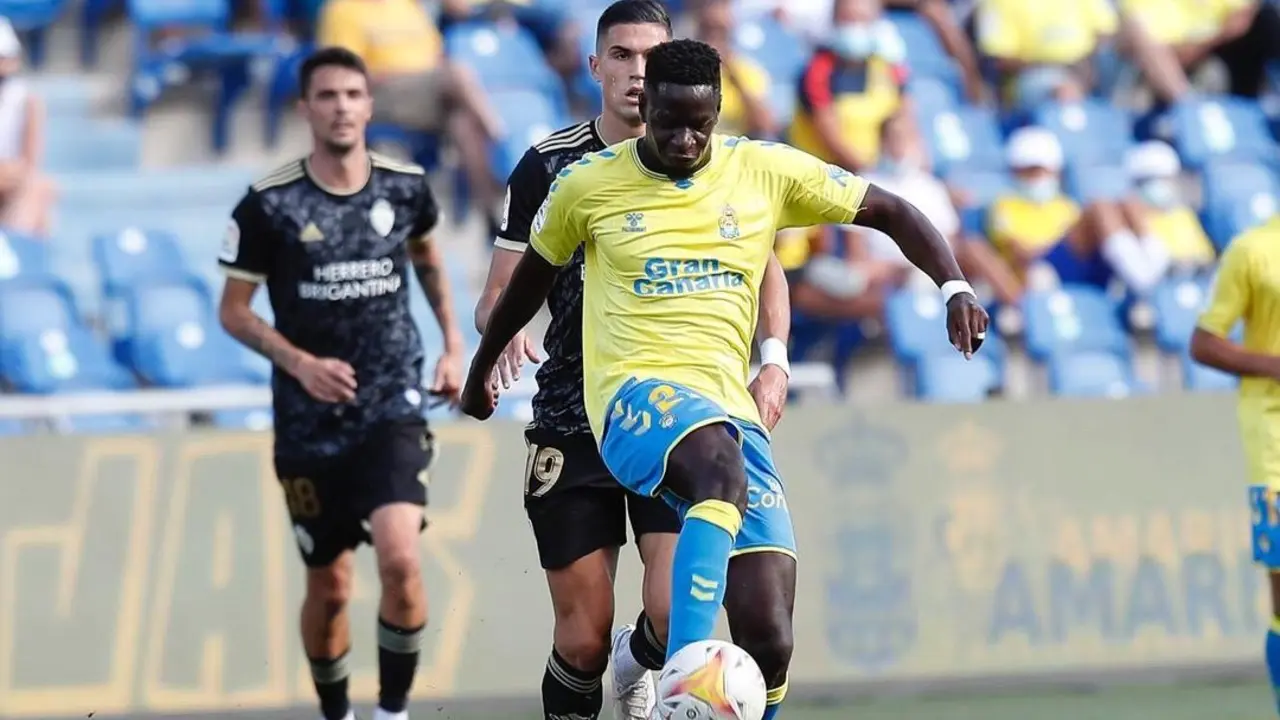 Mfulu es una de las posibilidades del Real Zaragoza en el mercado | Foto: UD Las Palmas