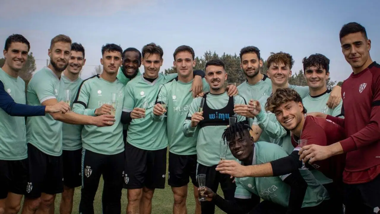 El Huesca brinda por la Copa