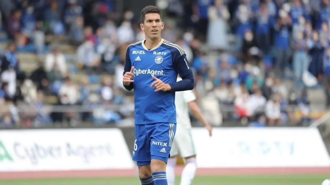 Carlos Guti&eacute;rrz en su etapa en Jap&oacute;n. Imagen: RRSS