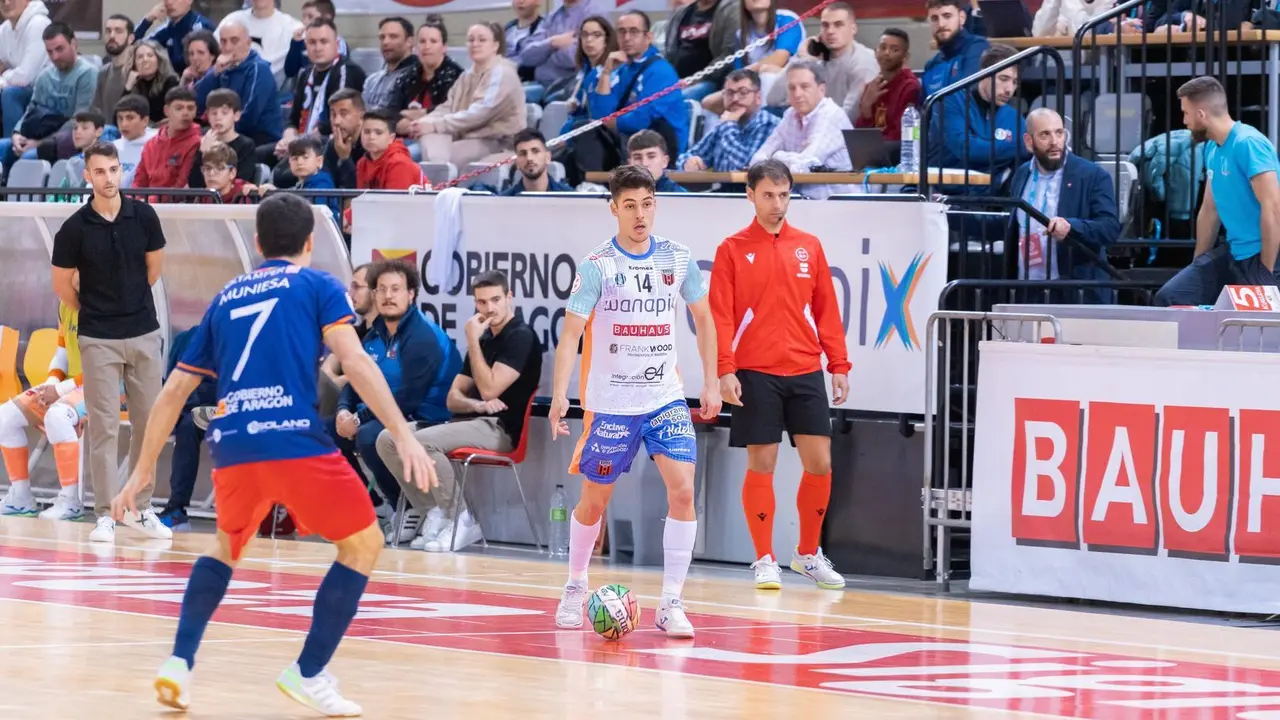 Partido ante el Full Energ&iacute;a Zaragoza | Foto: Alejandro Meavilla