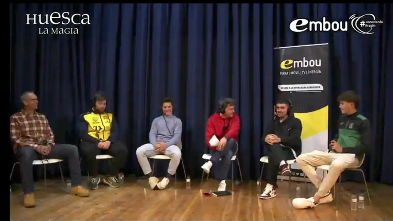 Somos Provincia, con Juanjo Nieto y Joaqu&iacute;n Mu&ntilde;oz visit&oacute; Graus con varios deportistas locales