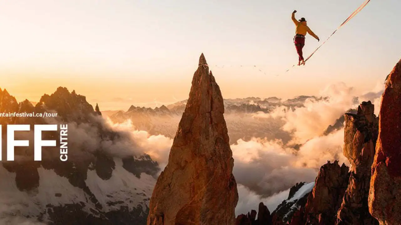 Imagen publicitaria del Banff Mountain Film Festival que llega ya al Valle de Benasque. Foto: Cedida